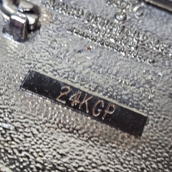 Beef Empire Days Belt Buckle 1983 Director 24k Gold Plated Garden City Kansas - Picture 11 of 16